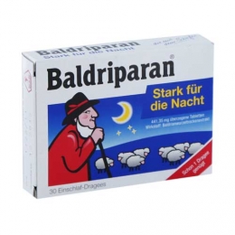 Baldriparan stark für d. Nacht ueberzogene Tabletten