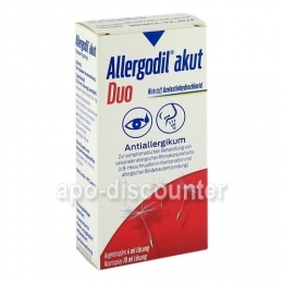 Allergodil akut Duo 4ml At akut/10ml Ns akut