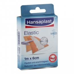 Hansaplast med Elastic 1mx6cm Abschnitte