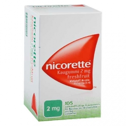 Nicorette 2 mg Freshfruit Kaugummi