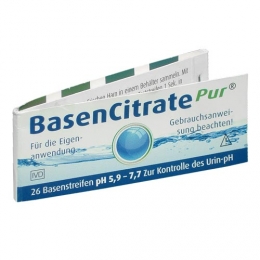 Basen Citrate Pur Teststr.ph 5,9-7,7 noctu Apot.Keil