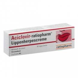 Aciclovir ratiopharm Lippenherpescreme