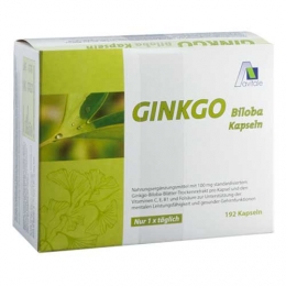 Ginkgo 100 mg Kapseln + B1, C + E