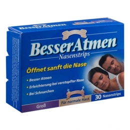 Besser Atmen Nasenstrips beige gross