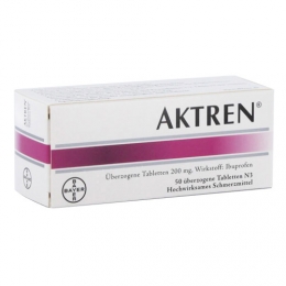 Aktren ueberzogene Tabletten