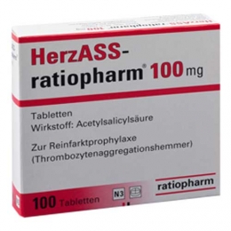 Herzass ratiopharm 100 mg Tabletten