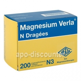 Magnesium Verla N Dragees