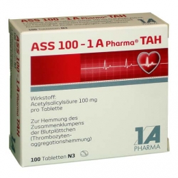 Ass 100 1a Pharma Tah Tabletten