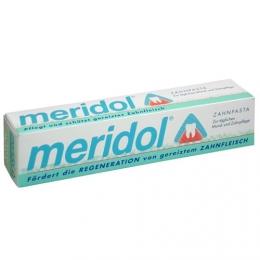 Meridol Zahnpasta mit Faltschachtel