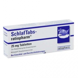 Schlaf Tabs ratiopharm 25 mg Tabletten