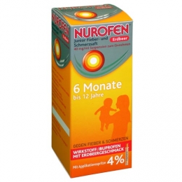 Nurofen Junior Fieb.+schmerzsaft Erdbeer 40mg/ml