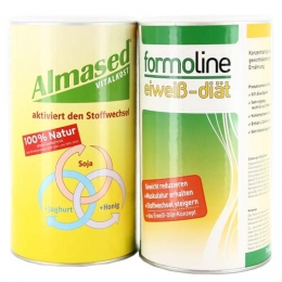 Almased Vitalkost und Formoline Eiweiss Diät Pulver