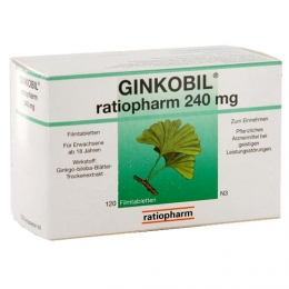 Ginkobil ratiopharm 240 mg Filmtabletten