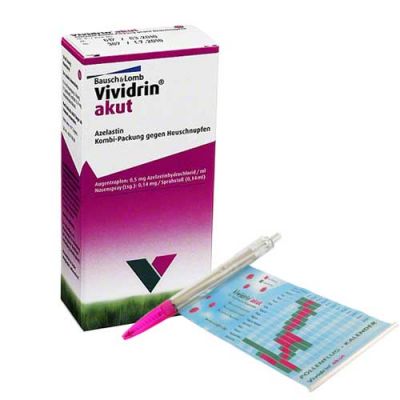 Vividrin akut Azelastin Kombipackung gegen Heuschnupfen