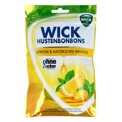 Wick Zitrone & natuerliches Menthol Bonb. ohne Zucker 