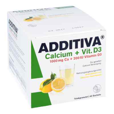 Additiva Calcium 1000 mg + Vitamine d 3 Pulver