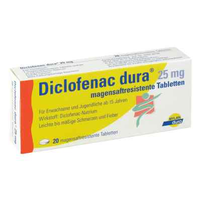 Diclofenac dura 25 mg magensaftresistent   Tabletten