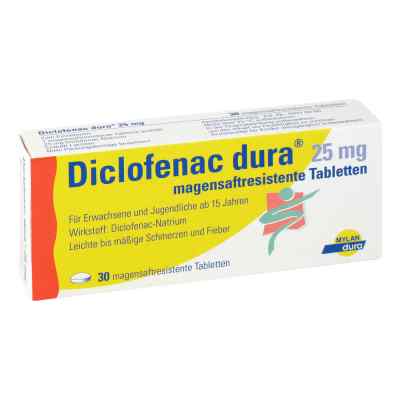 Diclofenac dura 25 mg magensaftresistent   Tabletten