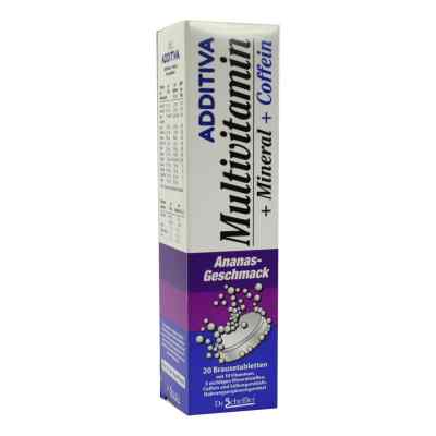 Additiva Multivit.+min. Ananas Coff. Brausetabletten 