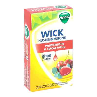 Wick Wildkirsch & Eukalyptus Bonbons ohne Zucker 