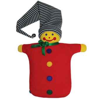 Waermflasche Oeko 0,8 l Handpuppe Kasperle