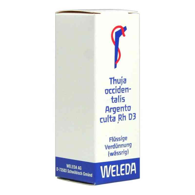 Thuja Occidentalis Argento culta Rh D3 Dilution 20 ml
