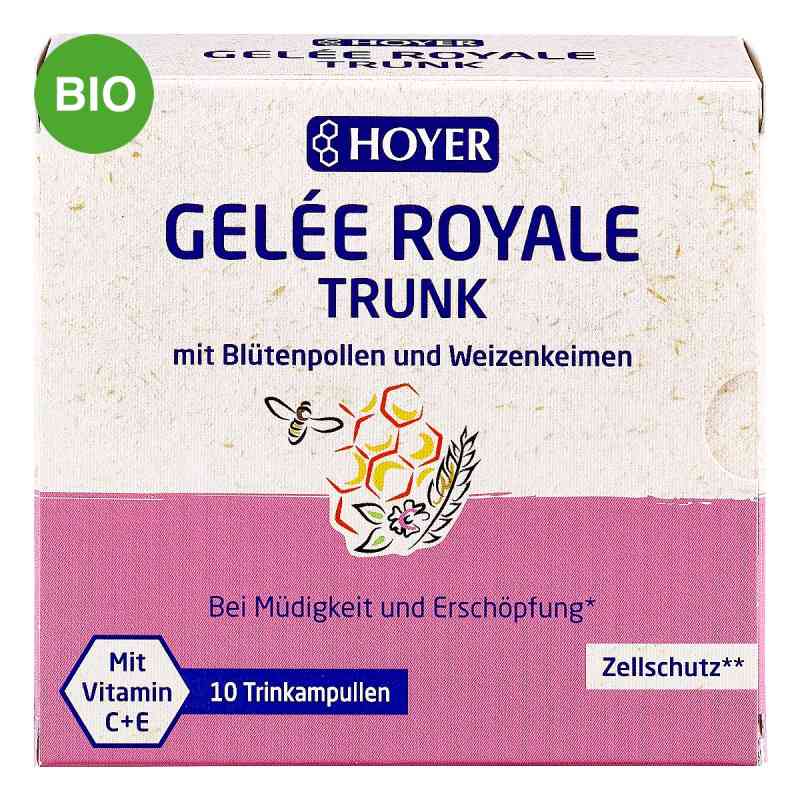 Hoyer Gelee Roy.+blütenpol.+weizenk. Trinkampullen 10X10 ml von HOYER GmbH PZN 02002753