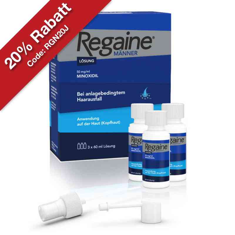 Regaine® Männer Lösung 3X60 ml von Kenvue Germany GmbH (OTC) PZN 03671166
