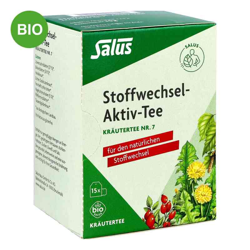 Stoffwechsel Aktiv Tee Kräutertee Nummer 7 bio Salus 15 stk von SALUS Pharma GmbH PZN 05726173