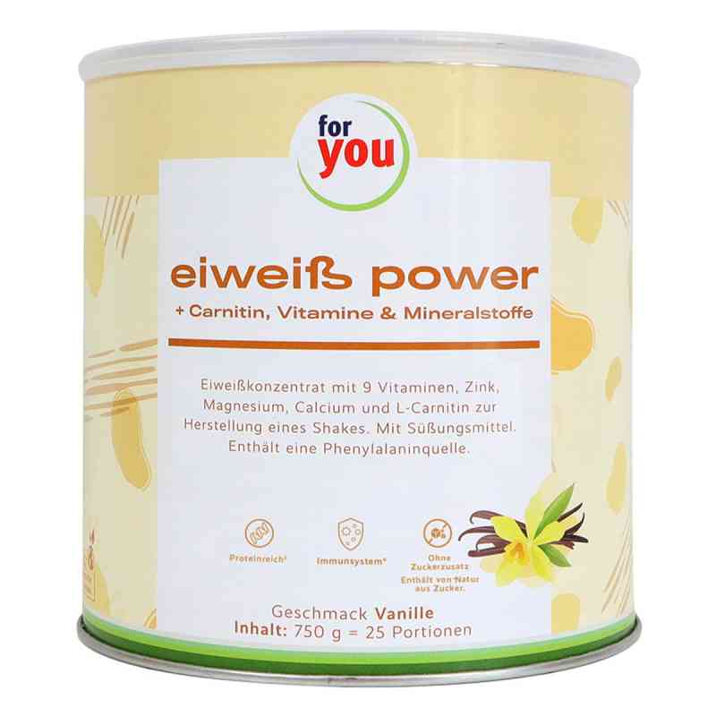 eiweißkonzentrat mit l-carnitin For You Eiweiss Power Vanille 750 g online kaufen