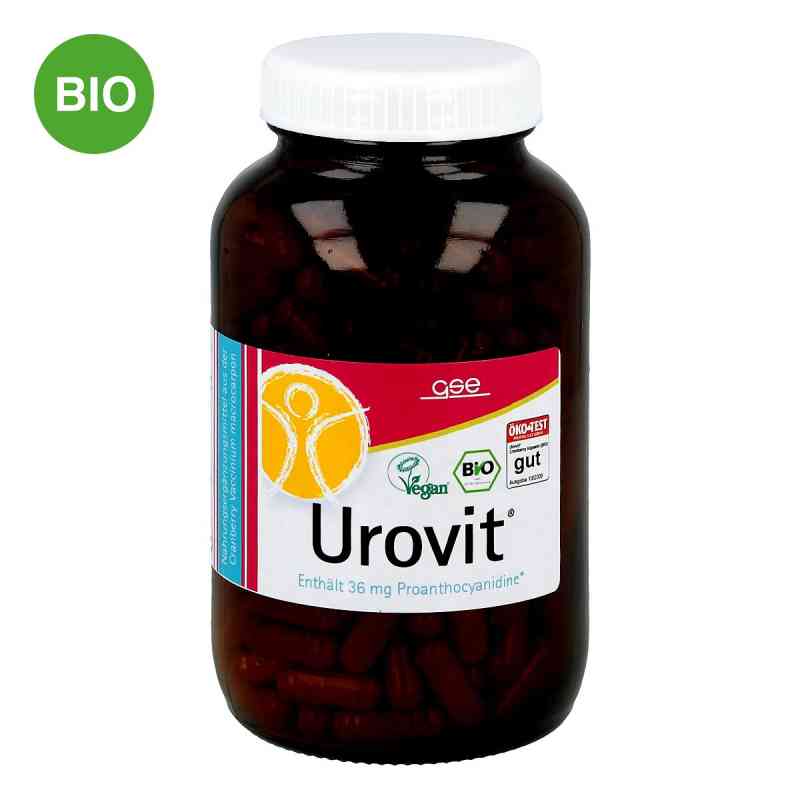Urovit Kapseln Bio Kapseln 300 stk von GSE Vertrieb Biologische Nahrungsergänzungs- & Hei PZN 06326725