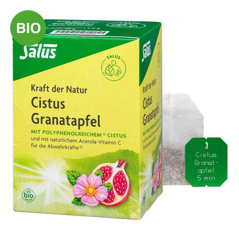 Salus Cistus Granatapfel – Bio-Kräutertee für genussvolle Moment 15 stk von SALUS Pharma GmbH PZN 07583950
