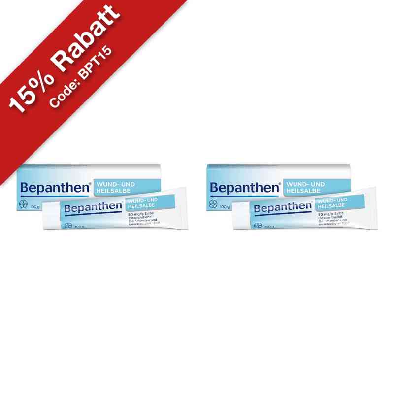 Bepanthen Wund- und Heilsalbe 2x100 g von Bayer Vital GmbH PZN 08100771