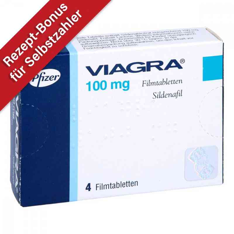 Viagra 100 mg Filmtabletten 4 stk von Viatris Healthcare GmbH PZN 08906817