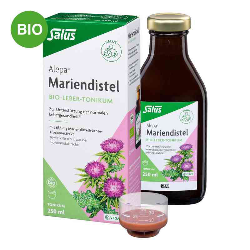 Salus Alepa Mariendistel Bio-Leber-Tonikum 250 ml von SALUS Pharma GmbH PZN 09002199