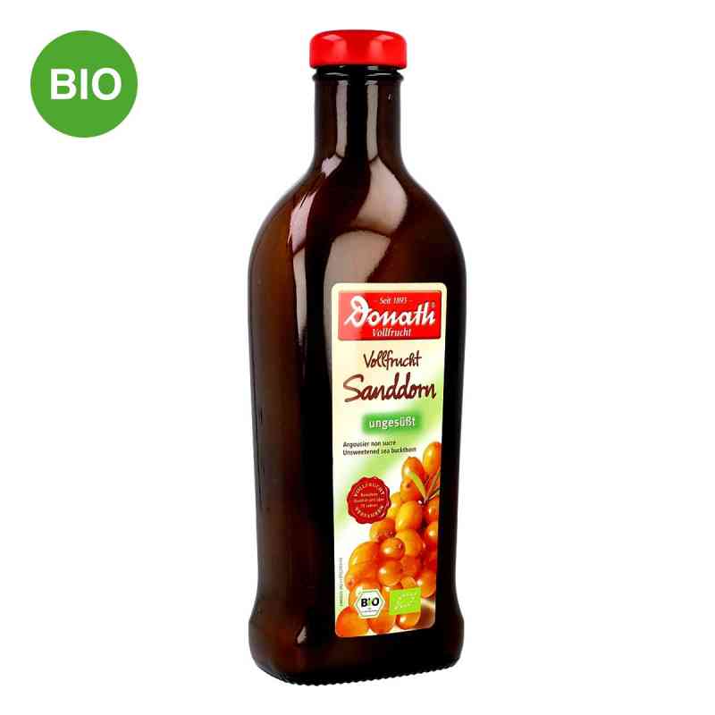 Donath Vollfrucht Sanddorn ungesüsst Bio 500 ml von MIBE GmbH Arzneimittel PZN 09781217