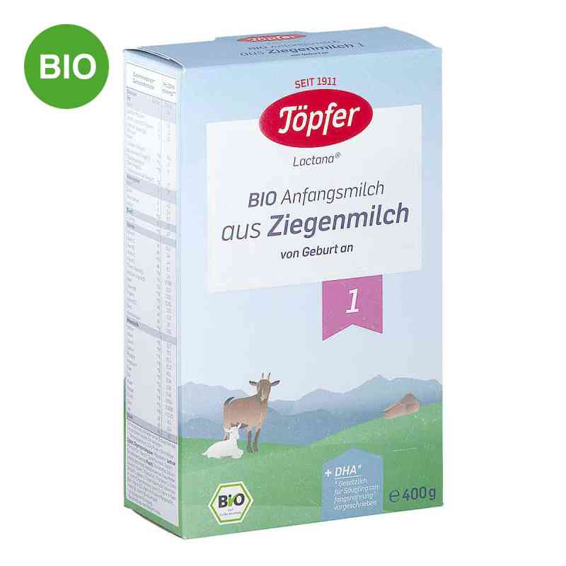 Töpfer Bio Anfangsnahrung Auf Ziegenmilchbasis 1 400 g von TöPFER GmbH PZN 10283341