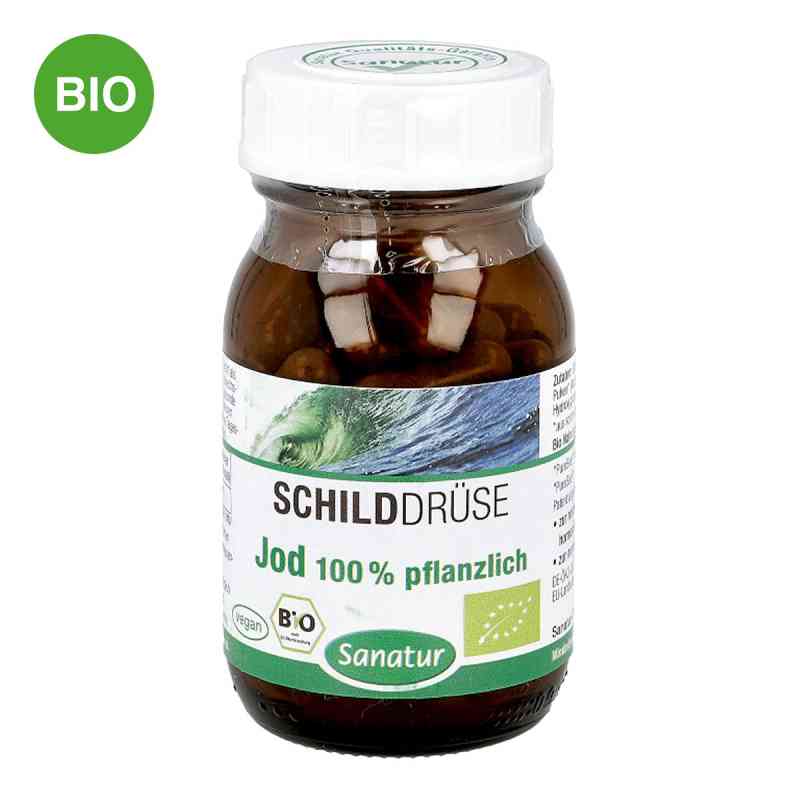 Jod 100% pflanzlich Bio Kapseln 60 stk von Sanatur GmbH PZN 10358837