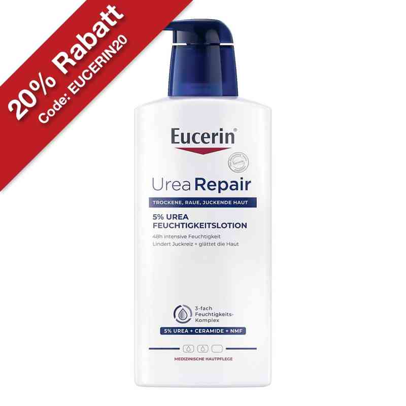 Eucerin UreaRepair Plus 5% Urea Feuchtigkeitslotion 400 ml von Beiersdorf AG Eucerin PZN 11678001