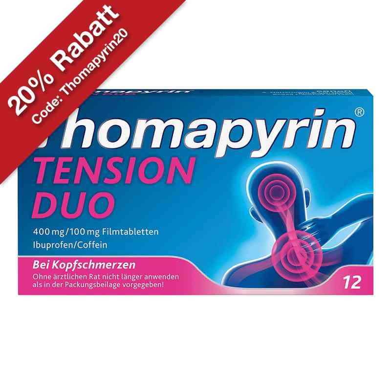 Thomapyrin® TENSION DUO Kopfschmerztabletten 12 stk von A. Nattermann & Cie GmbH PZN 12551047