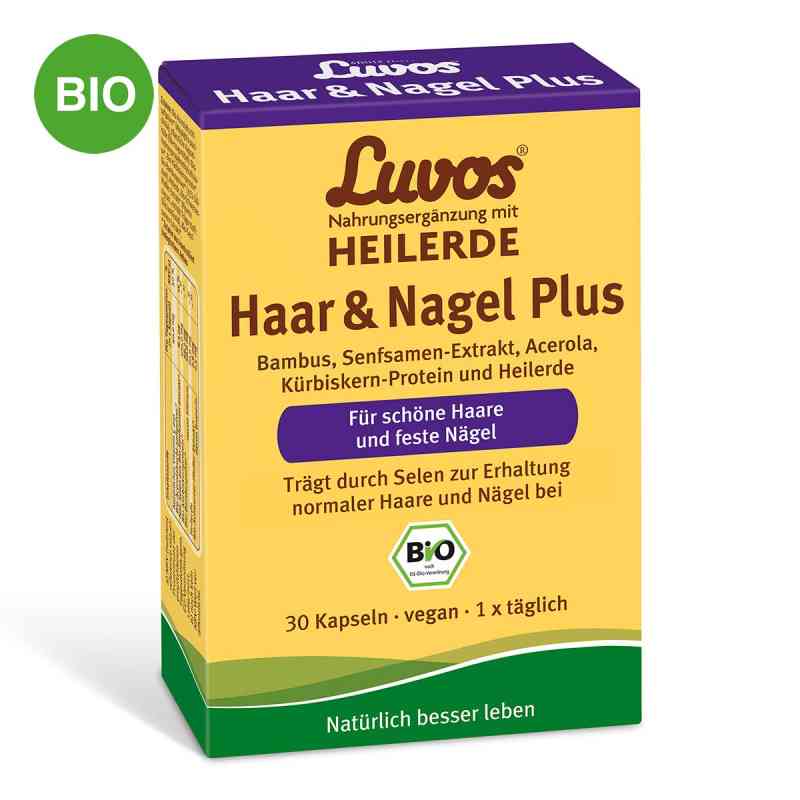 Luvos Heilerde Bio Haar & Nagel Plus Kapseln 30 stk von Heilerde-Gesellschaft Luvos Just GmbH & Co. KG PZN 13723177