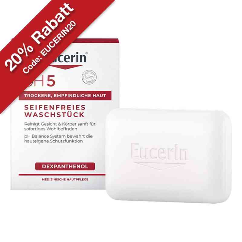 Eucerin pH5 seifenfreies Waschstück empfindl.Haut 100 g von Beiersdorf AG Eucerin PZN 13889251