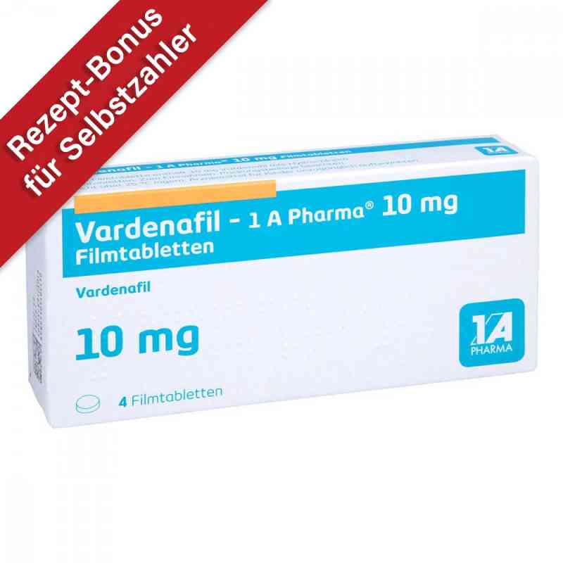 Vardenafil-1a Pharma 10 mg Filmtabletten 4 stk von 1 A Pharma GmbH PZN 14044886