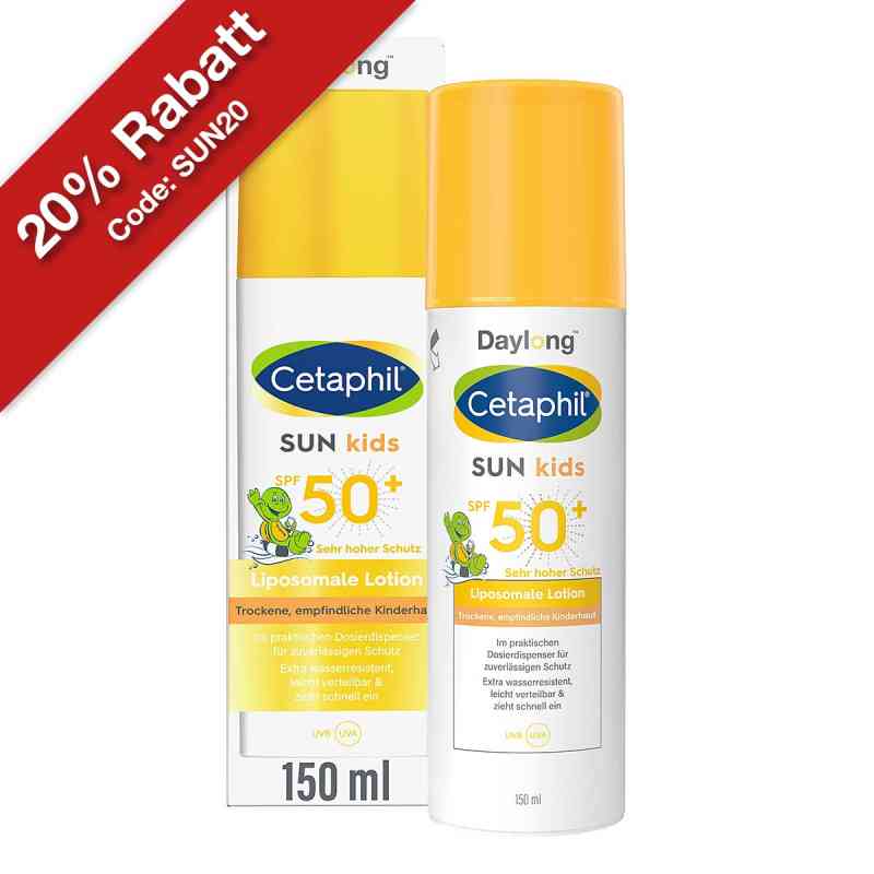 Cetaphil Sun Daylong Kids SPF 50+ liposomale Lotion 150 ml von Galderma Laboratorium GmbH PZN 14237160