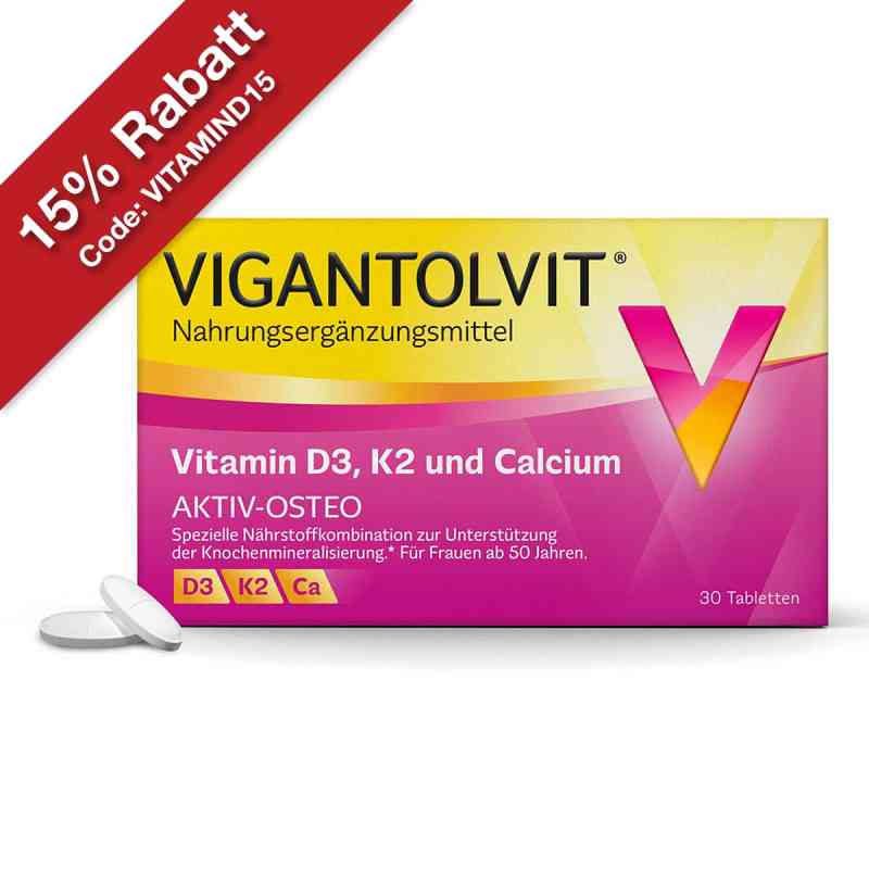 Vigantolvit Vitamin D3 K2 Calcium Filmtabletten 30 stk von WICK Pharma - Zweigniederlassung der Procter & Gam PZN 14371711