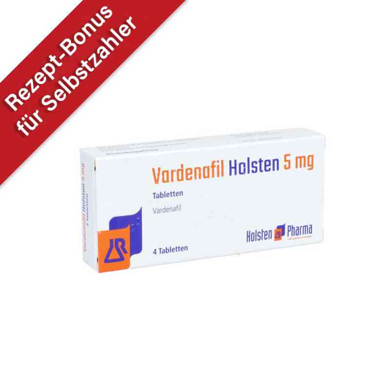 Vardenafil Holsten 5 mg Tabletten 4 stk von Holsten Pharma GmbH PZN 15319061