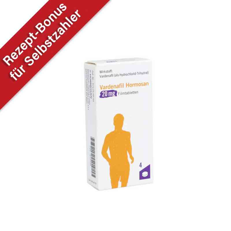 Vardenafil Hormosan 20 mg Filmtabletten 4 stk von HORMOSAN Pharma GmbH PZN 16120539