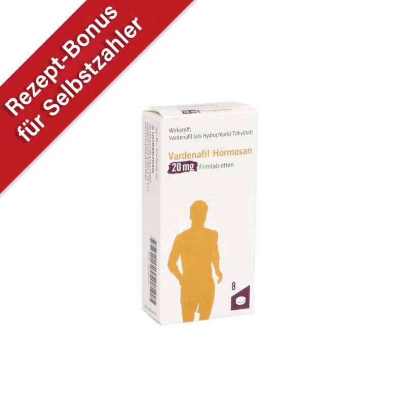 Vardenafil Hormosan 20 mg Filmtabletten 8 stk von HORMOSAN Pharma GmbH PZN 16120545