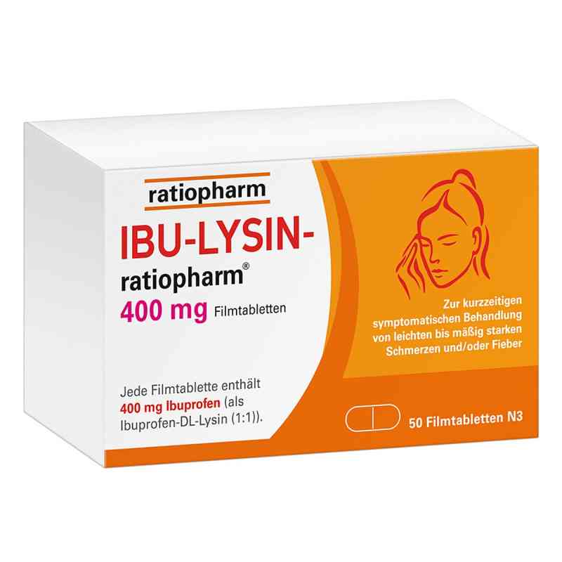 Ibu Lysin-ratiopharm 400 mg Filmtabletten 50 stk