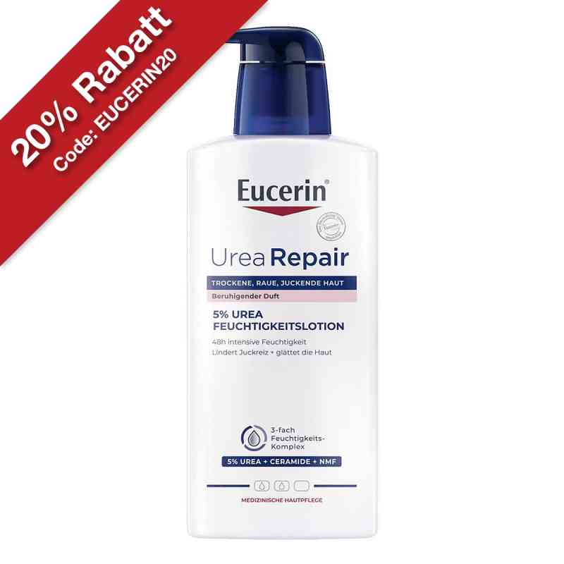 Eucerin UreaRepair Plus 5% Urea mit beruhigendem Duft  400 ml von Beiersdorf AG Eucerin PZN 16236673